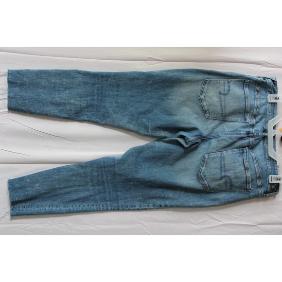 AMERICAN EAGLE Womens sz 14 super stretch/high rise legging/Jeans/cut inseam 25" - Picture 6 of 9